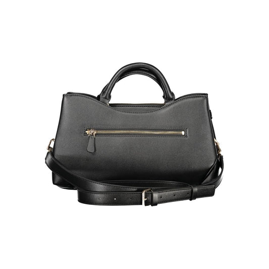 Black Polyurethane Women's Bag
