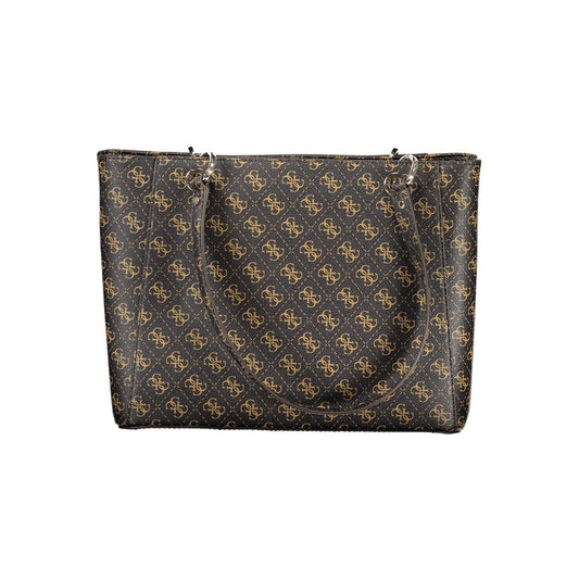 Marrone Poliuretano Women Handbag