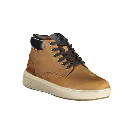 Marrone Leather Men Ankle Boot