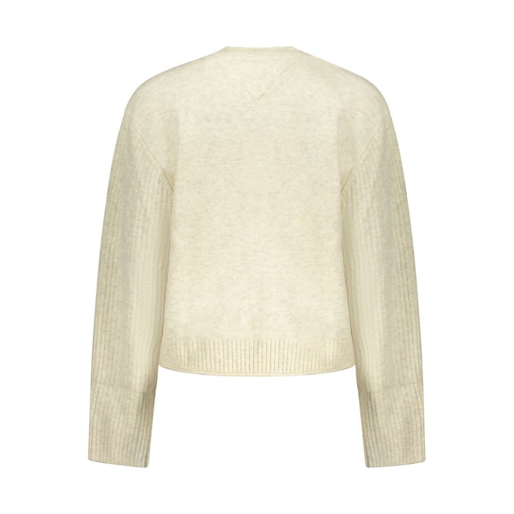 Beige Acrylic Women's Sweater