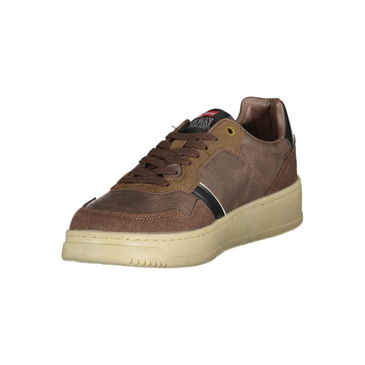 Marrone Poliuretano Men Sneaker