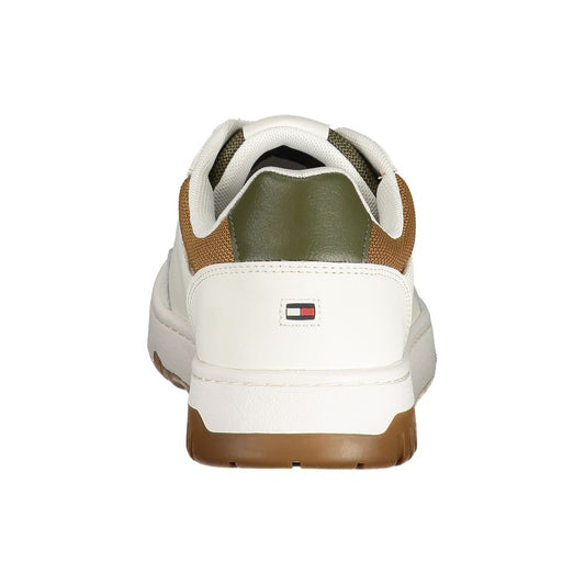 Bianco Poliuretano Men Sneaker