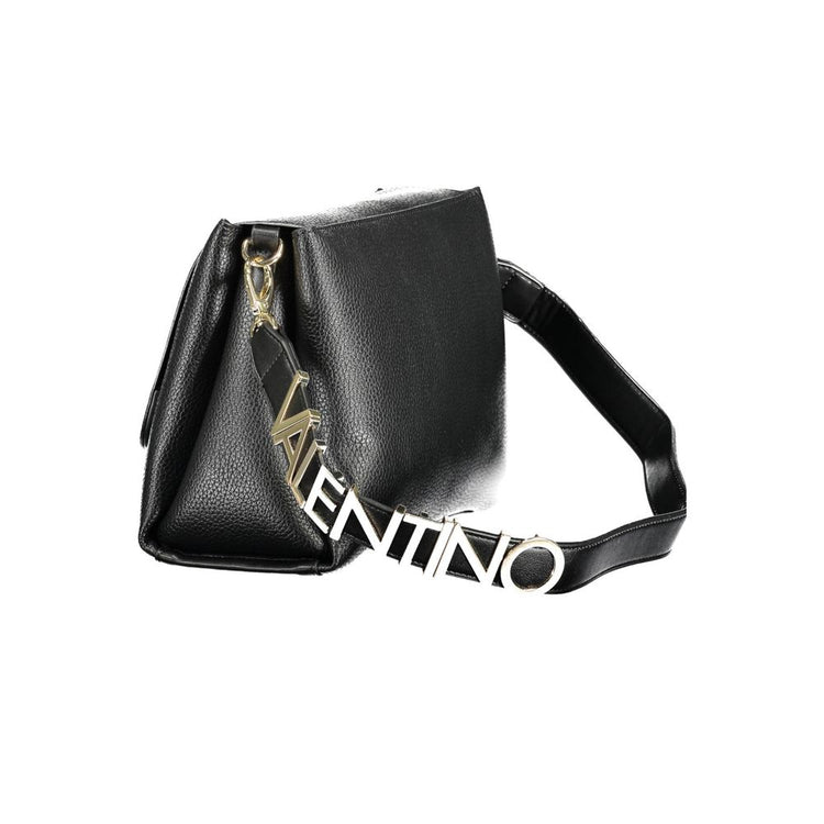 Nero Polyurethane Women Handbag