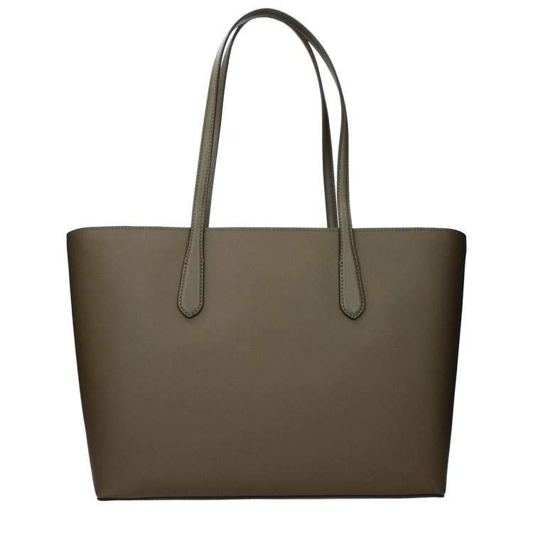 Green Fabric Shoulder Bag