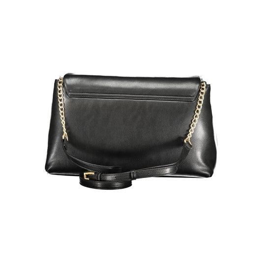 Nero Poliuretano Women Shoulder Bag