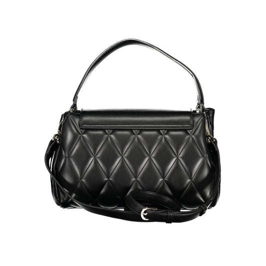 Nero Polyurethane Women Handbag