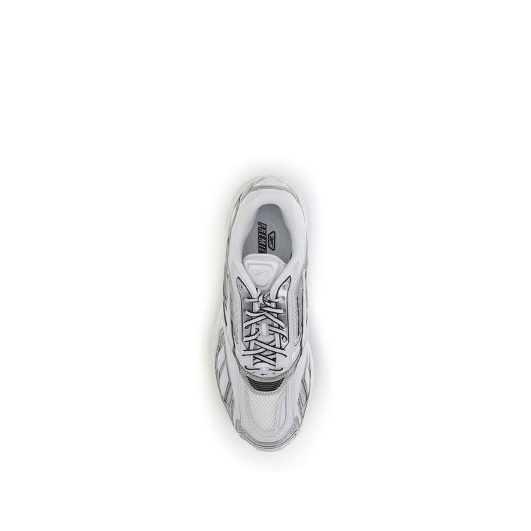 White Leather Athletic Sneakers