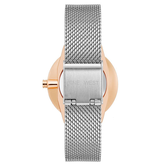 Gray Stainless Steel Bracelet Watch
