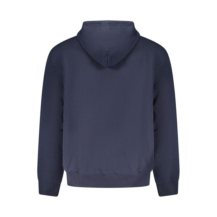 "Blu Cotton Men's Hooded Sweatshirt"