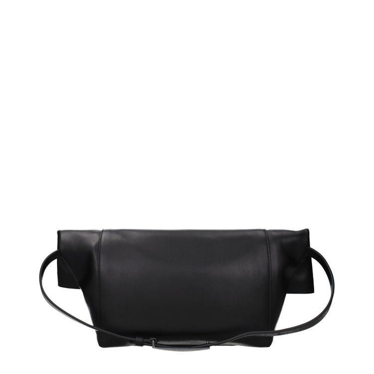 Black Leather Shoulder Bag