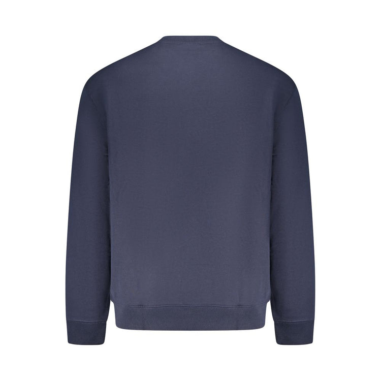 Blue Cotton Men's Sweatshirt