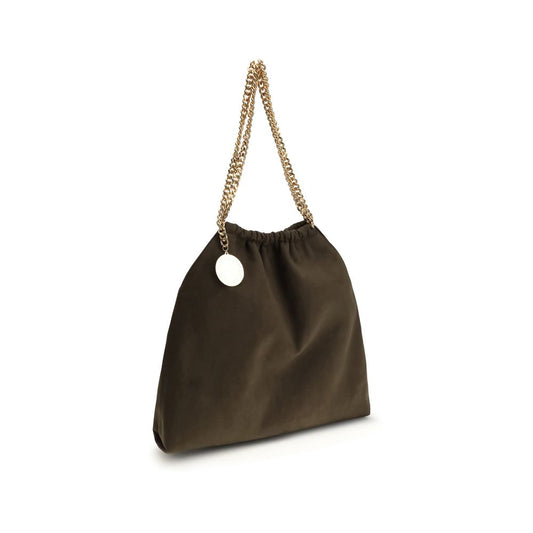 Brown Polyester Shoulder Bag