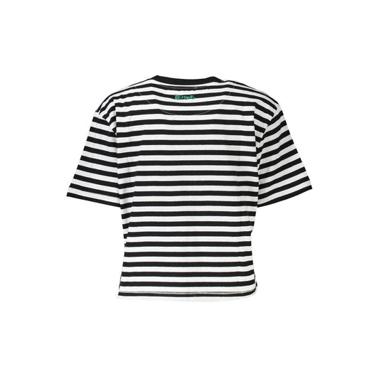 Black Cotton Women T-Shirt