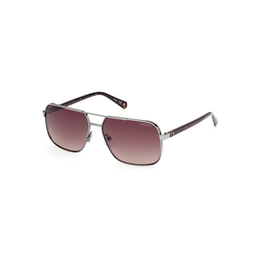 Gray Metal Sunglasses