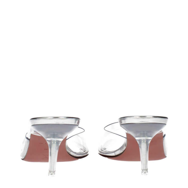 Transparent Pvc Stiletto Heel Sandals