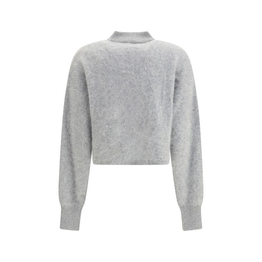 Gray Cashmere Cardigan