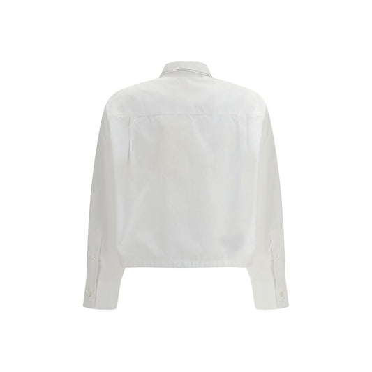 White Cotton Shortsleeve Shirt