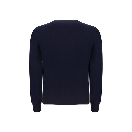 Blue Fleece Wool Sweatshirt