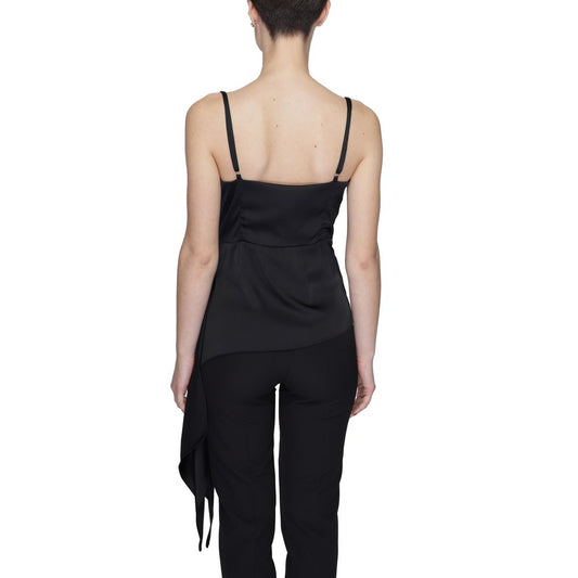 Black Polyester Top