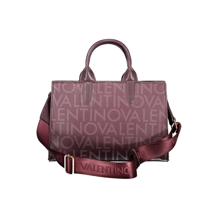Rosso Poliuretano Women Handbag