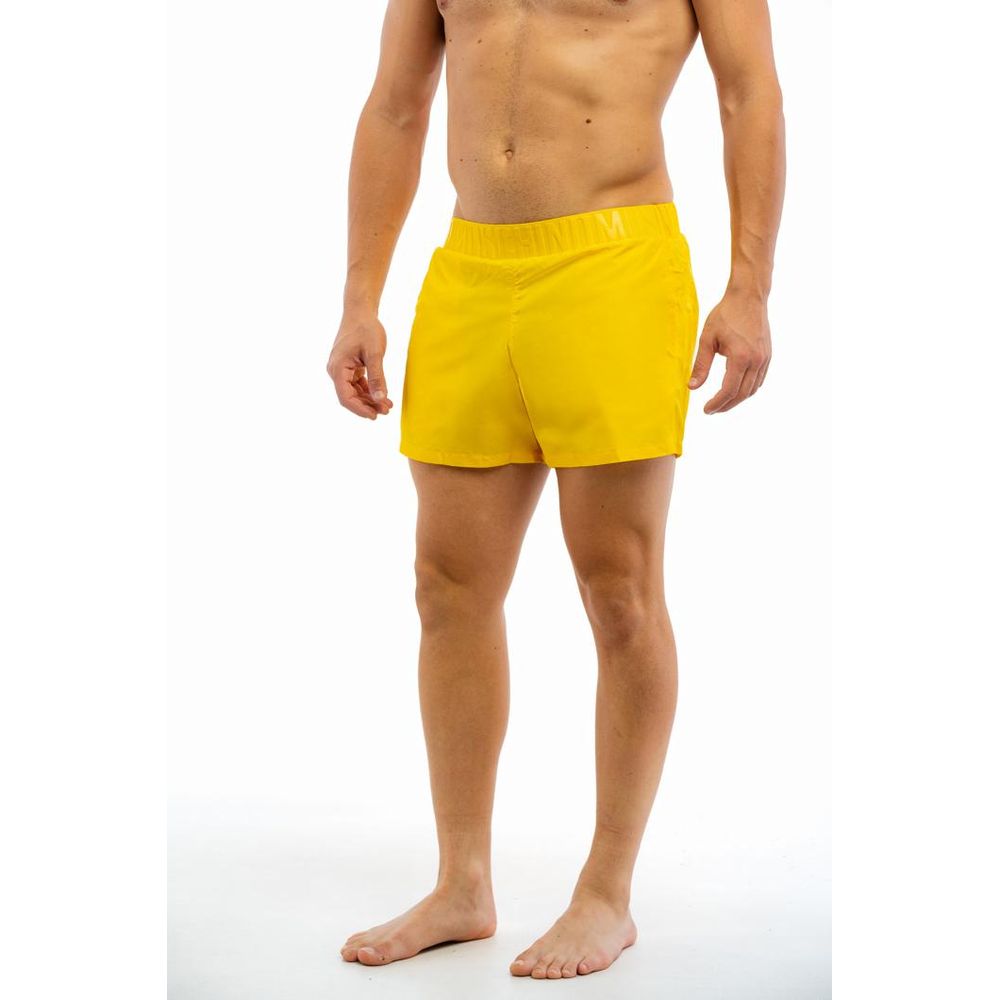 Bicolor Polyester Swim Shorts
