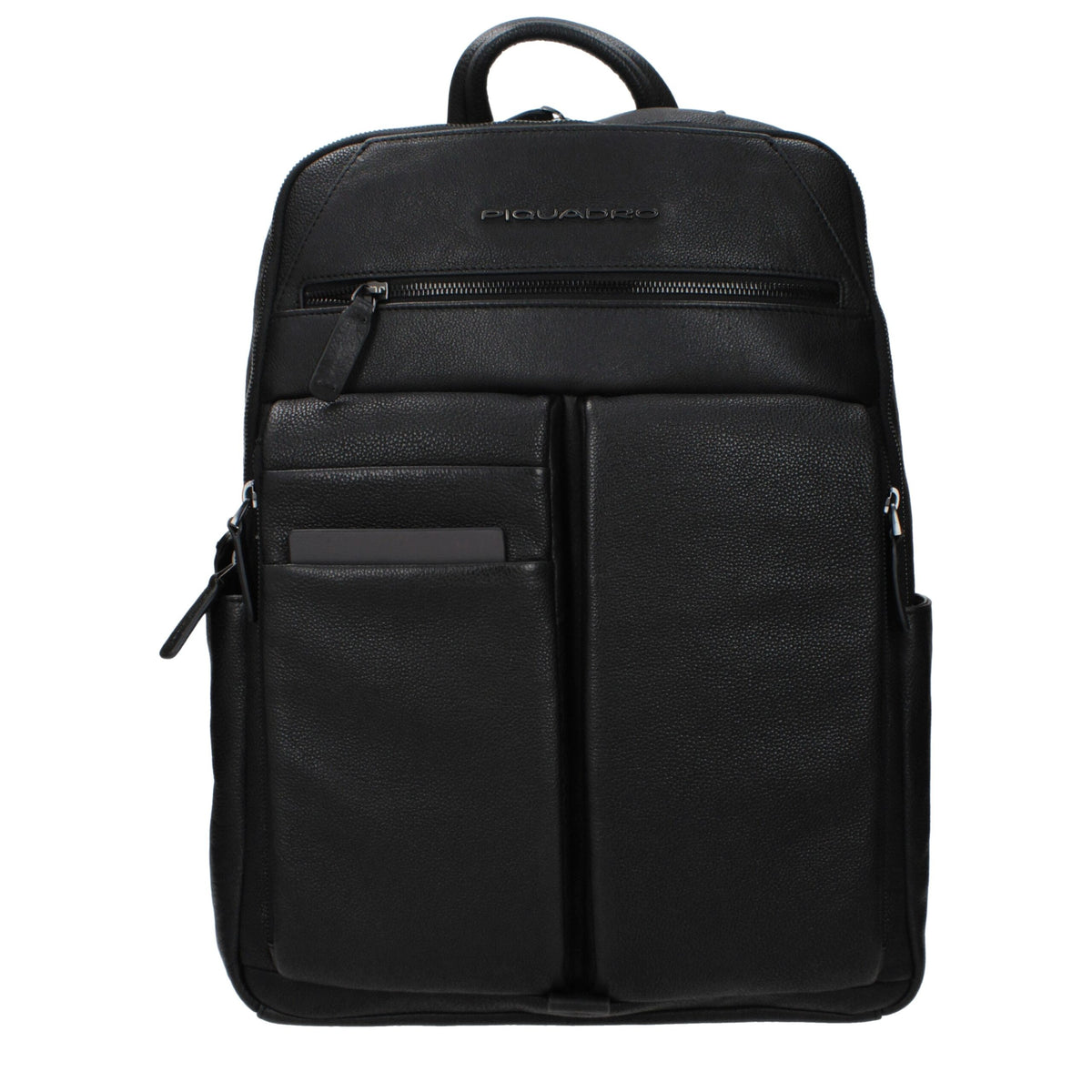Black Leather Backpack