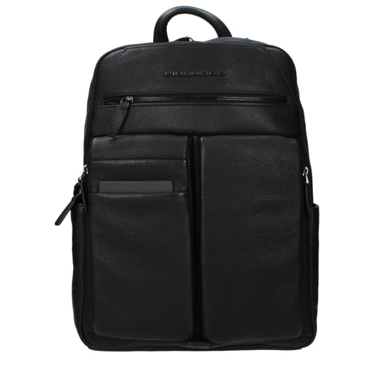 Black Leather Backpack