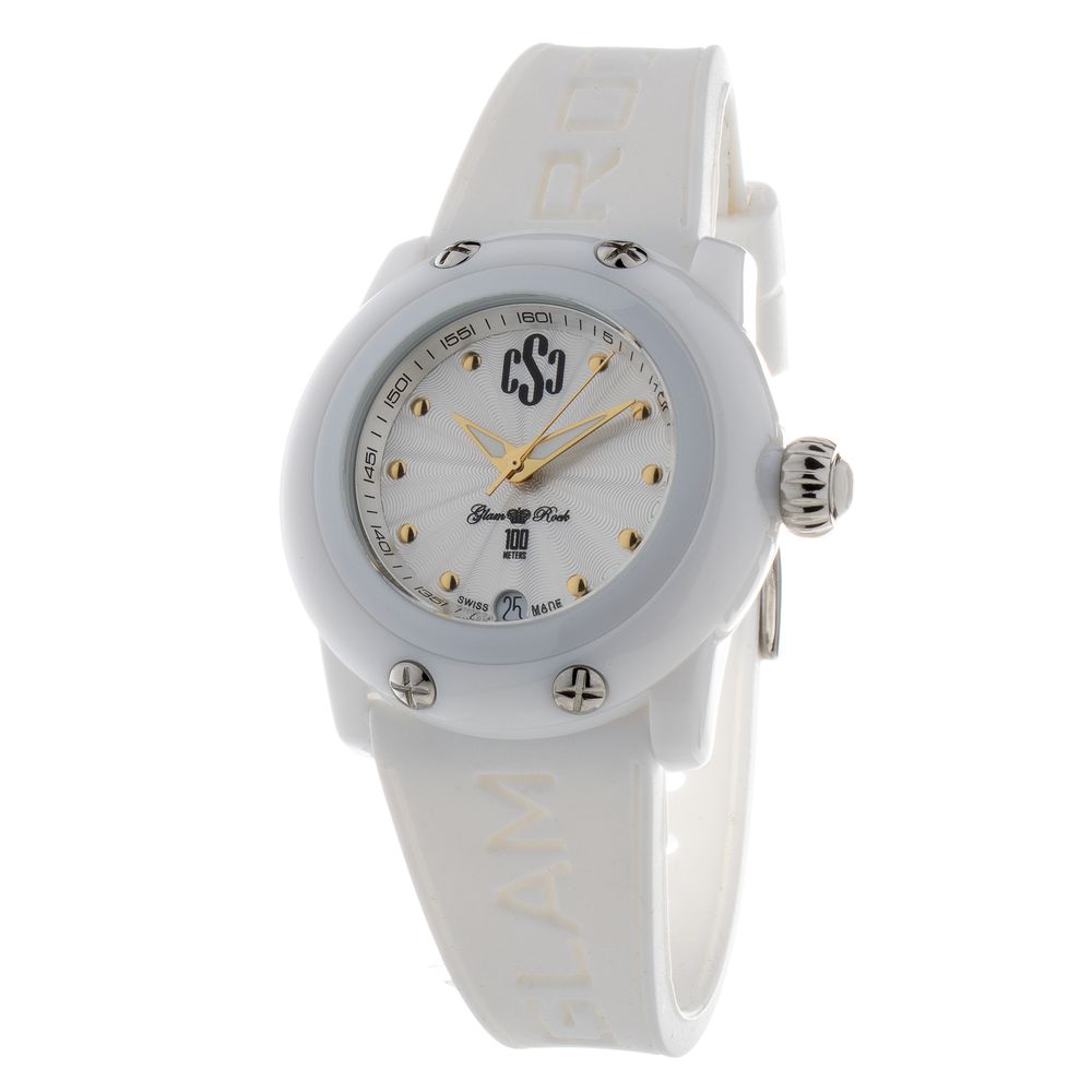 White Synthetic Sport Watch
