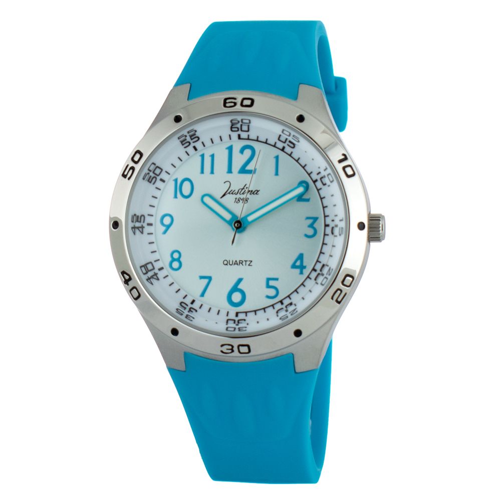 Blue Rubber Dress Watch