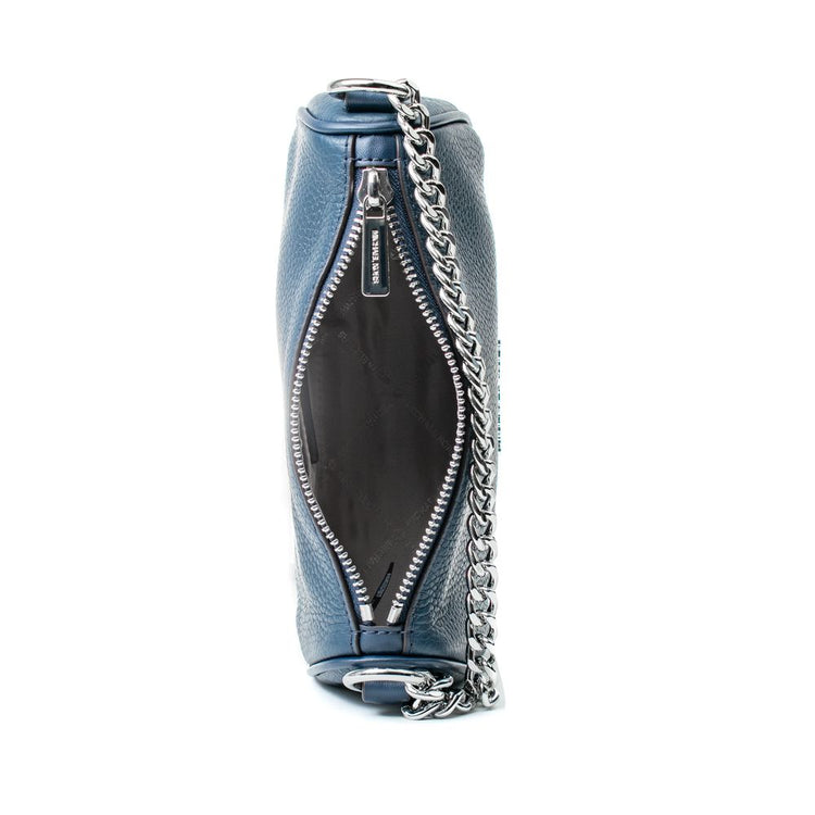 Blue Fur Shoulder Bag