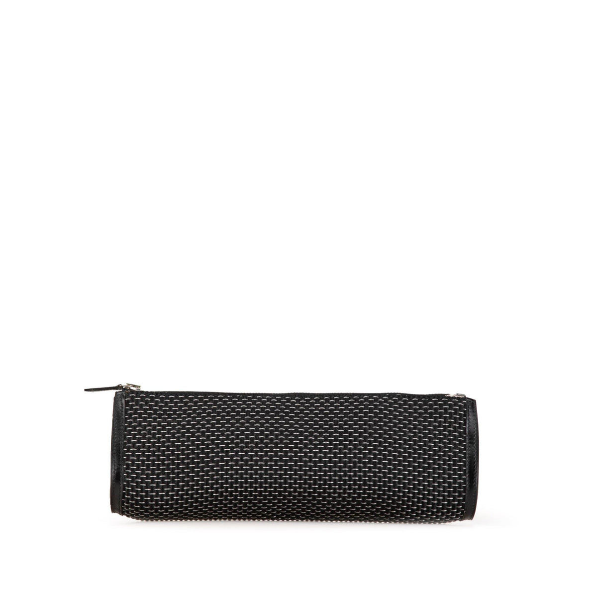 Black Woven Shoulder Bag