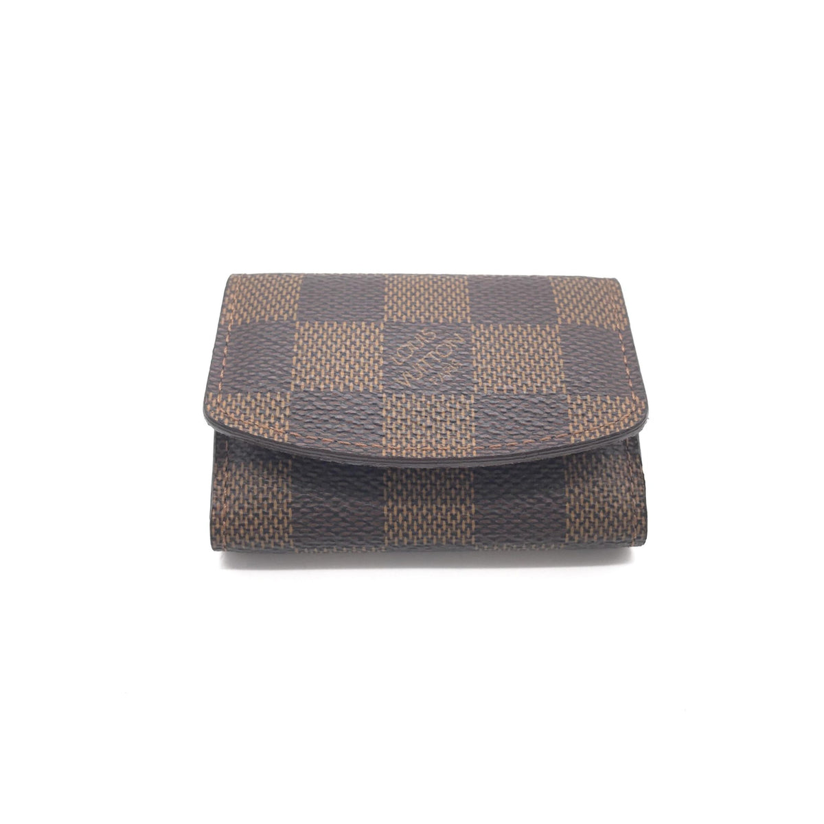 Damier Cufflinks Case With Flap