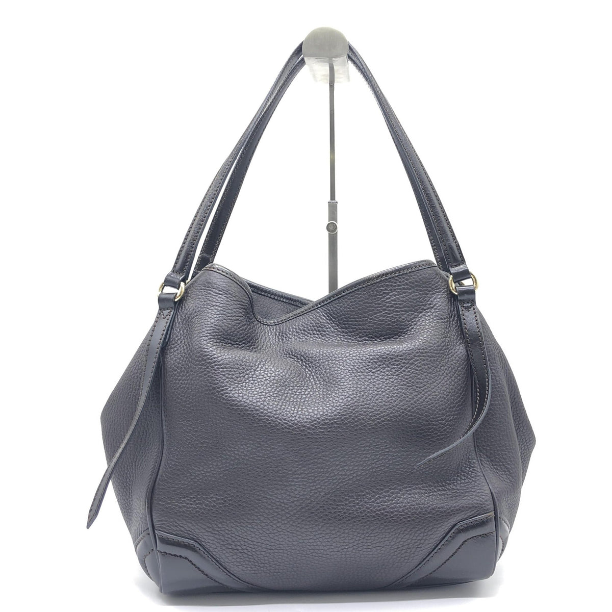 Dark Leather Tote