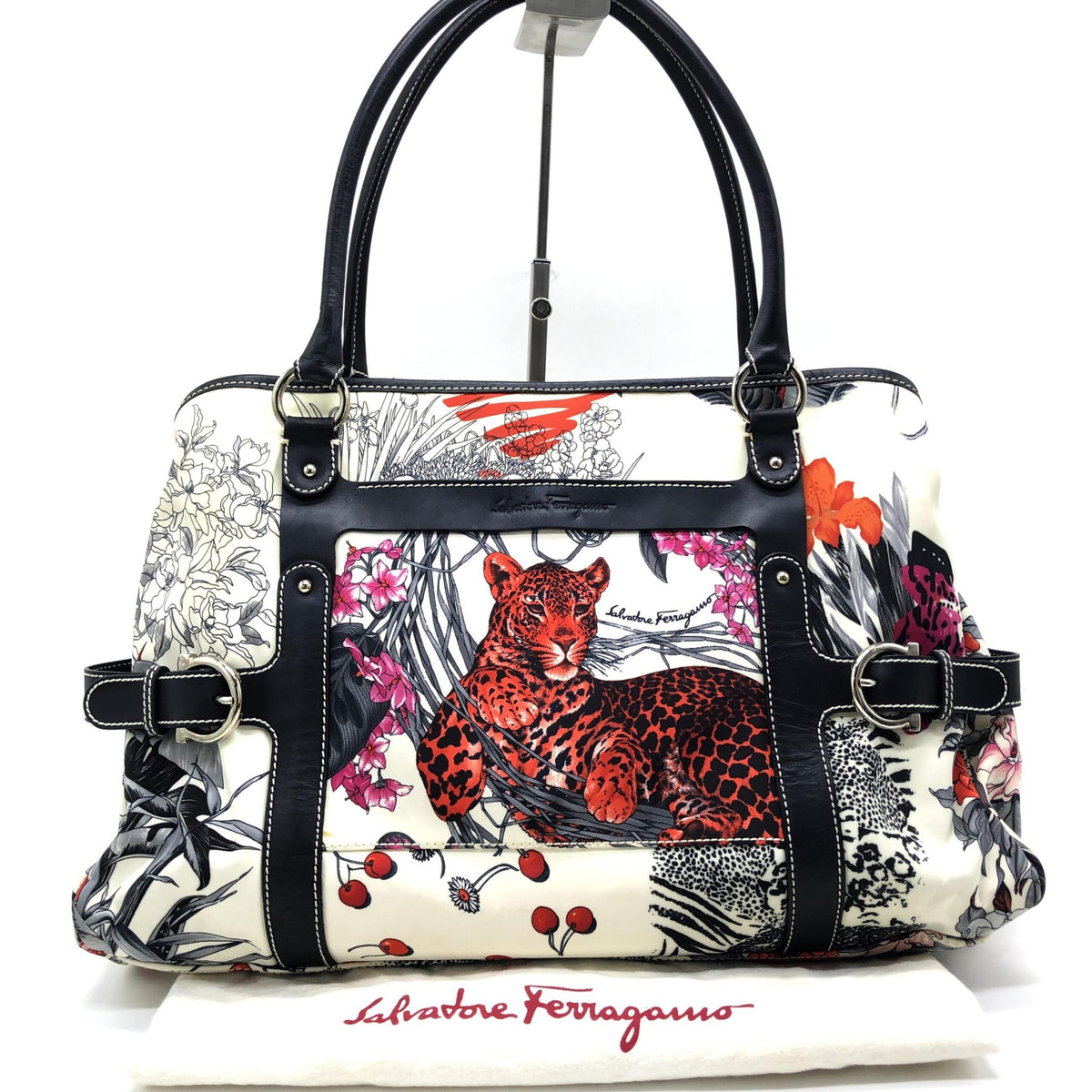Multicolor Nylon Fiera Print Shoulder Bag