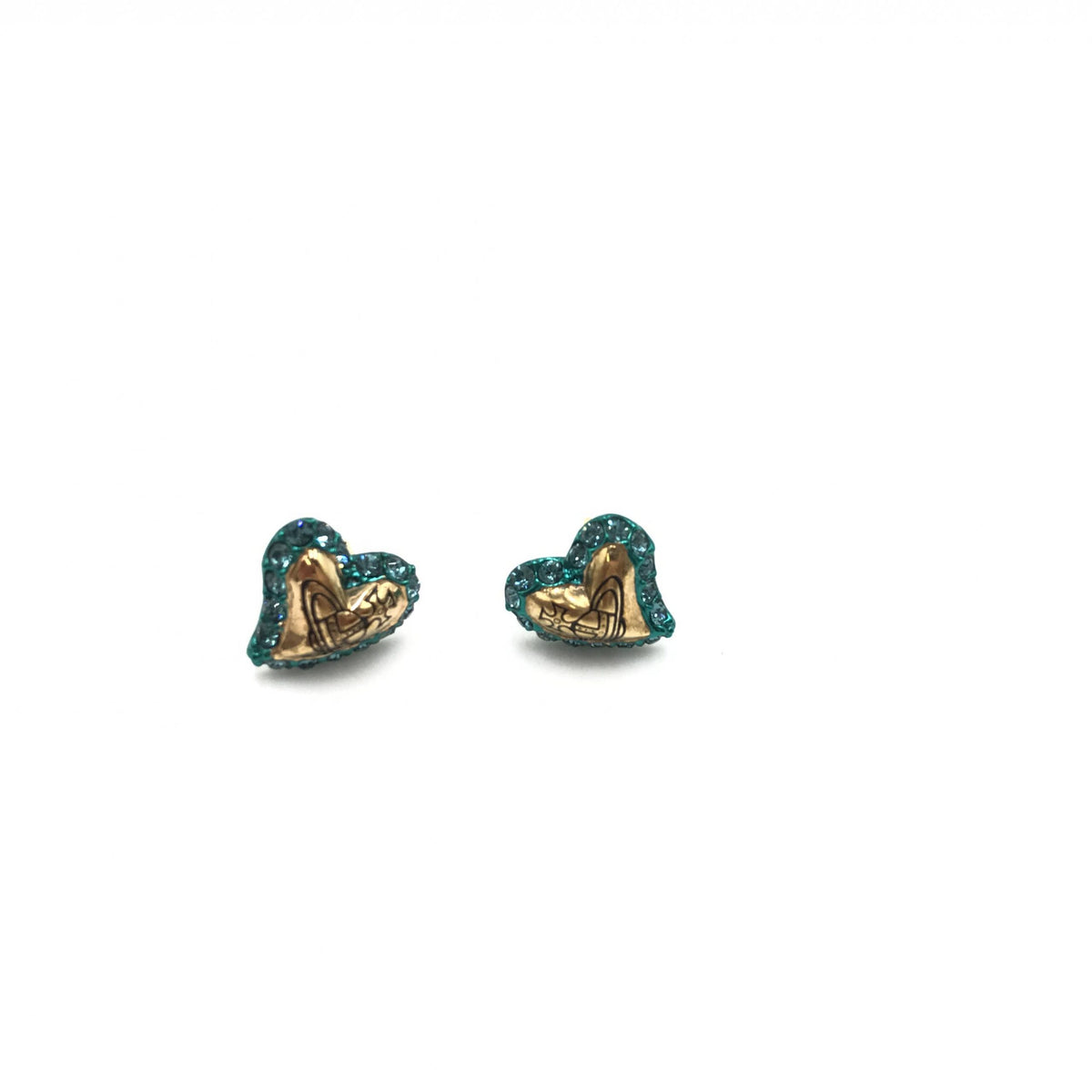 Orb Heart Earrings