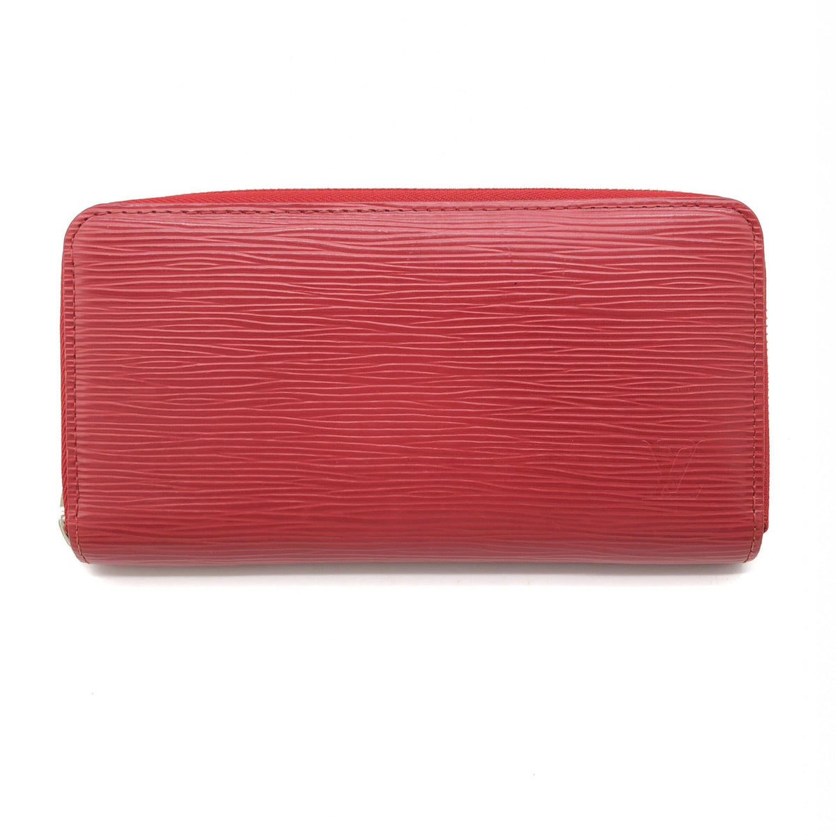 Red Epi Leather Zippy Wallet