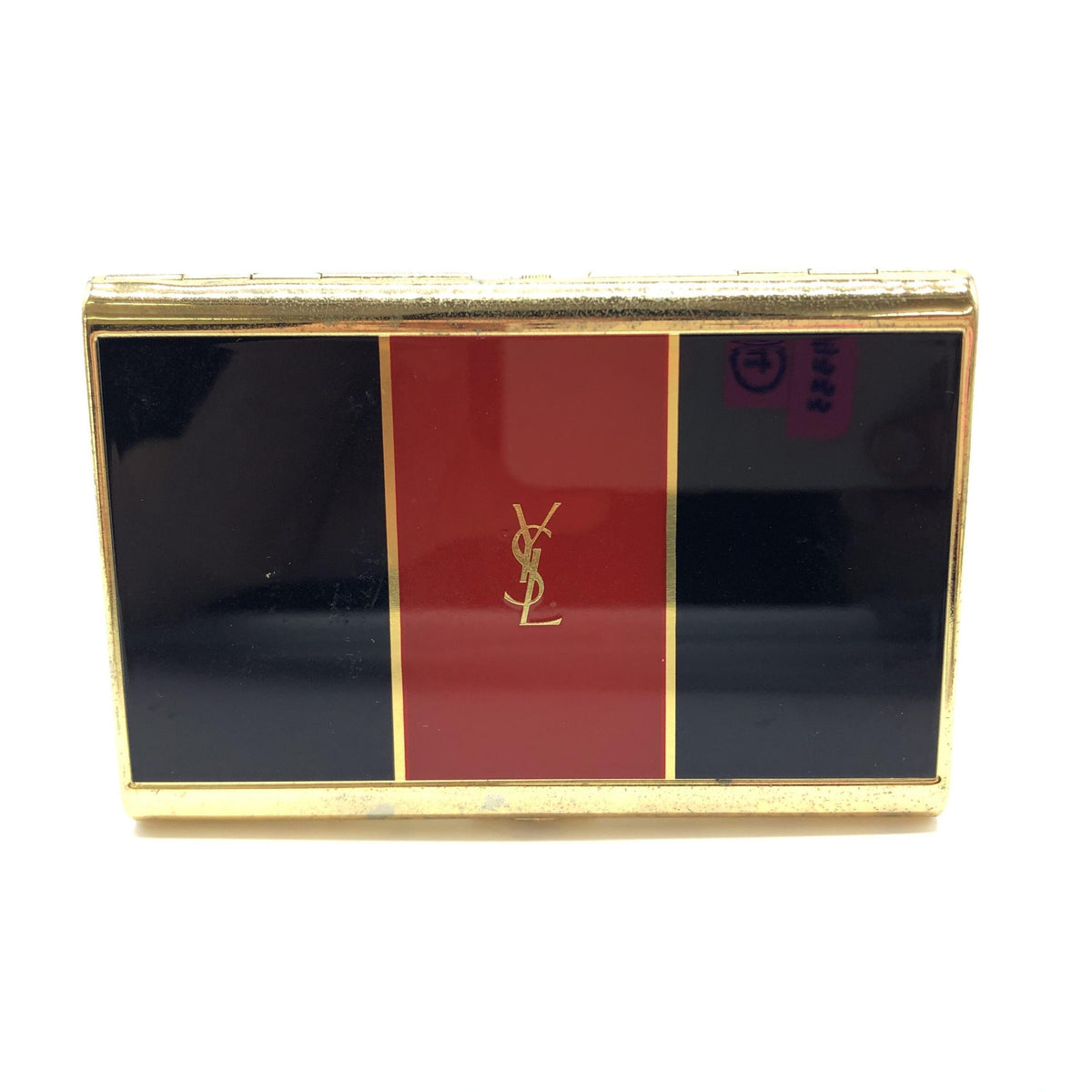Red X Black X Gold YSL Monogramme Card Case Cigarette Box