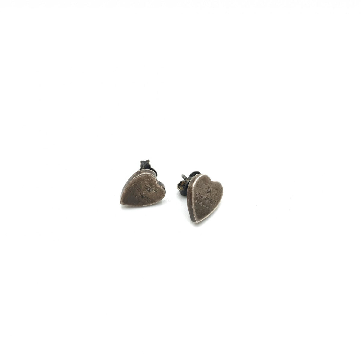 Silver 925 Heart Stud Earrings