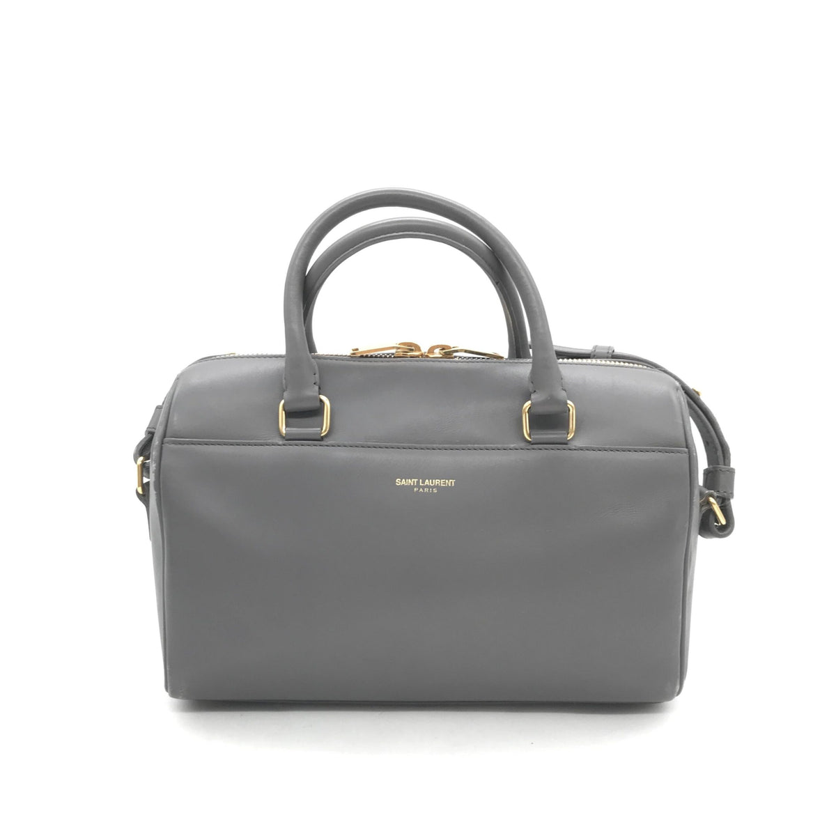 Yves Saint Laurent Classic Baby Duffle Bag Leather Black 491656