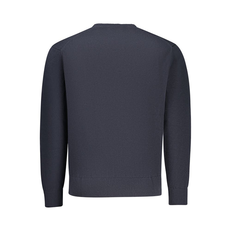 Blue Cotton Men's Sweater