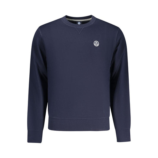 Blue Cotton Men's Sweatshirt