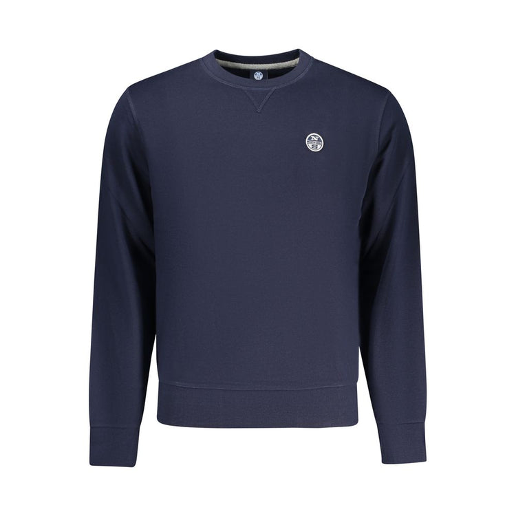 Blue Cotton Men's Sweatshirt