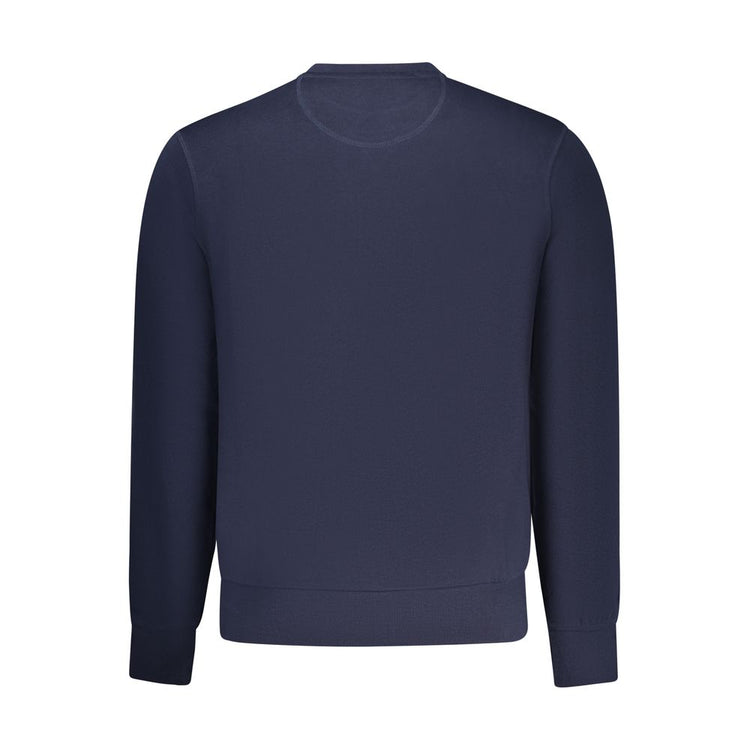 Blue Cotton Men's Sweatshirt