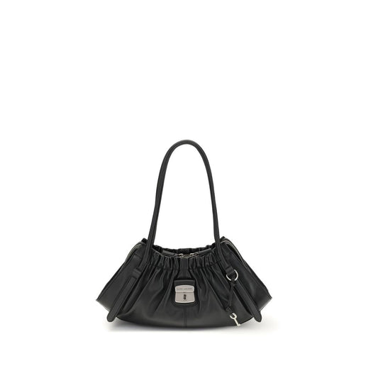 Black Leather Shoulder Bag