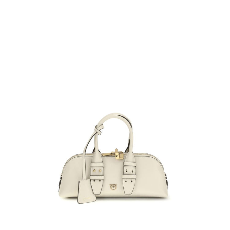 Cream Calf Leather Bos Taurus Handbag
