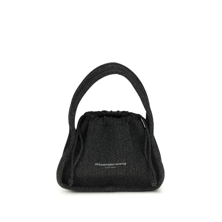Black Polyester Handbag