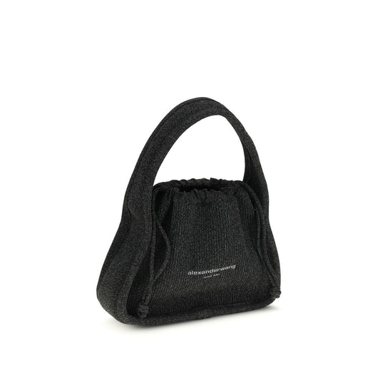 Black Polyester Handbag