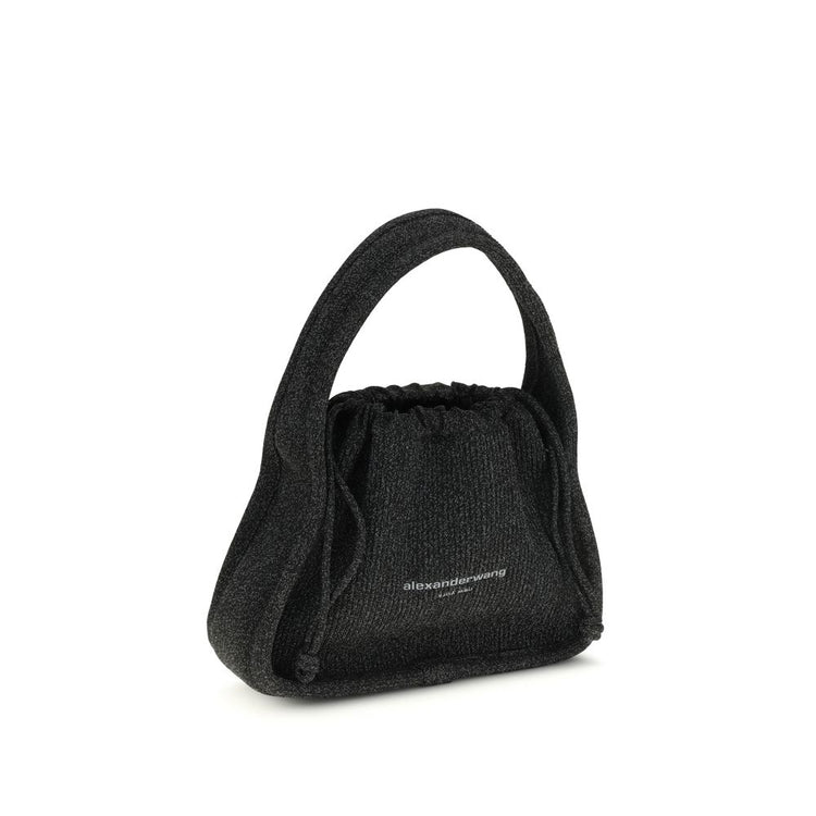 Black Polyester Handbag