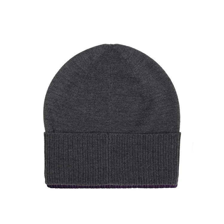 Gray Wool Beanie
