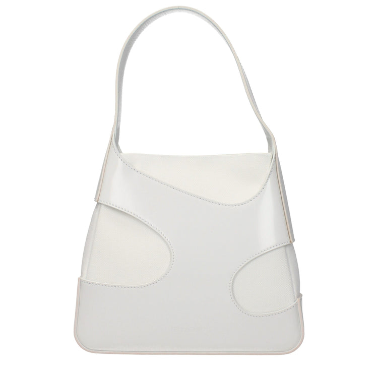 White Fabric Handbag